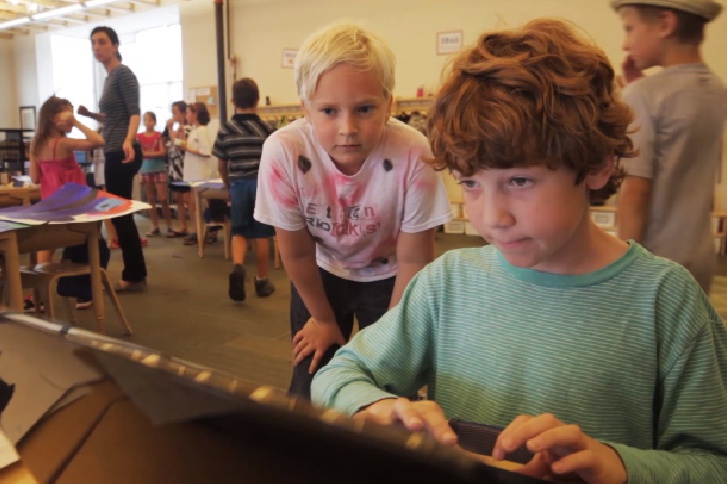 Acton Academy Alva learner practicing core skills